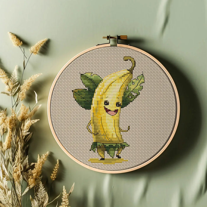 Funny Banana - PDF Cross Stitch Pattern