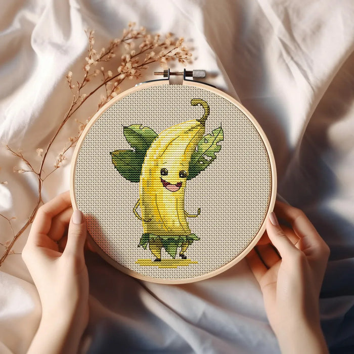 Funny Banana - PDF Cross Stitch Pattern