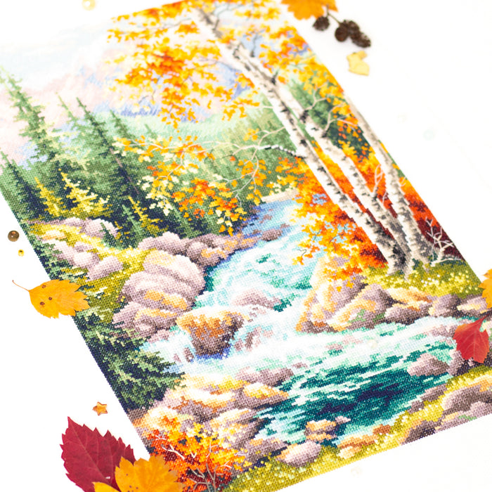 Mountain Creek 250-330 Counted Cross-Stitch Kit