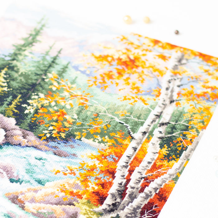 Mountain Creek 250-330 Counted Cross-Stitch Kit