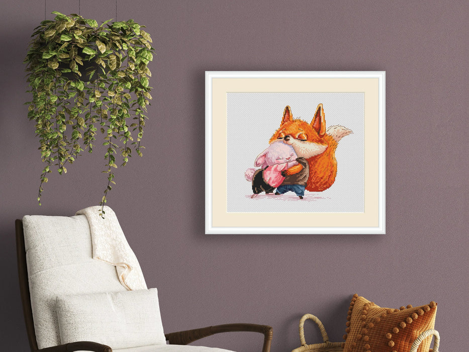 Fox and Bunny - PDF Cross Stitch Pattern