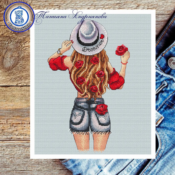 The Dreamer - PDF Cross Stitch Pattern