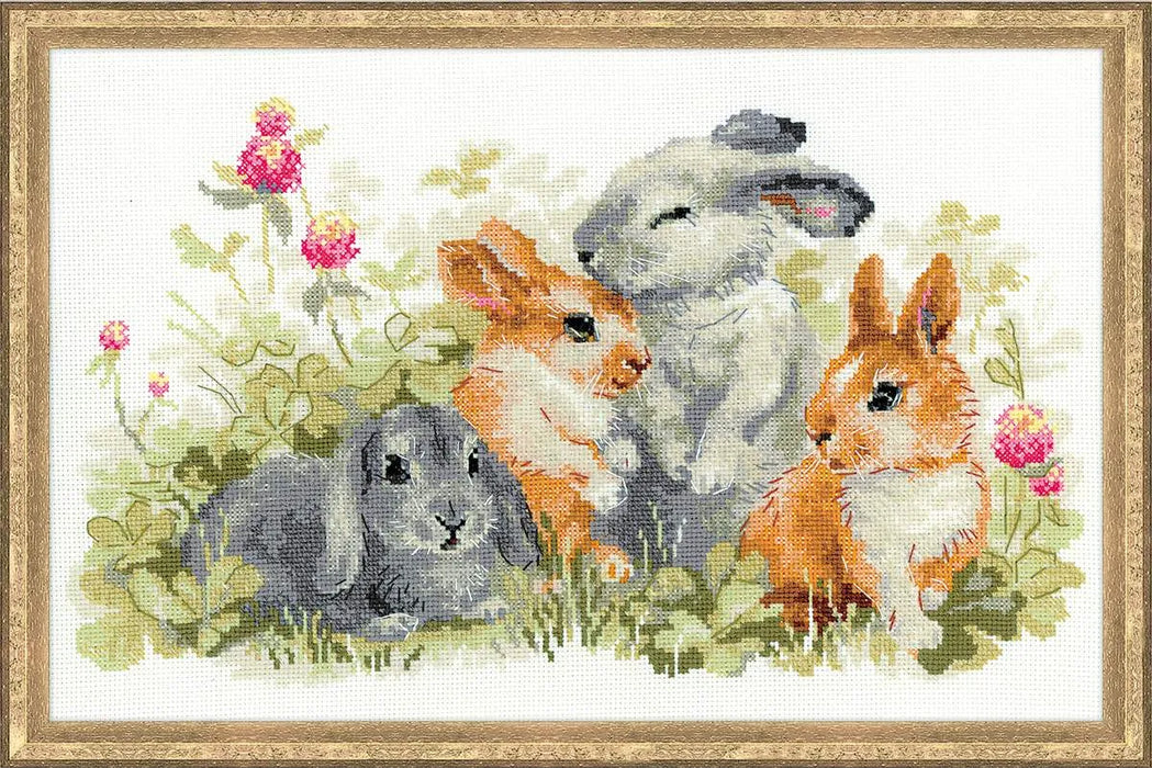 Funny Rabbits R1416 Counted Cross Stitch Kit