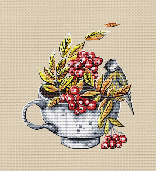 Rowan Tea - PDF Cross Stitch Pattern