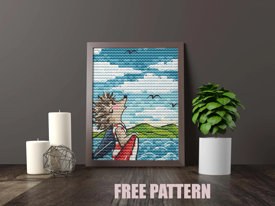 Have an eventful summer - Free PDF Cross Stitch Pattern