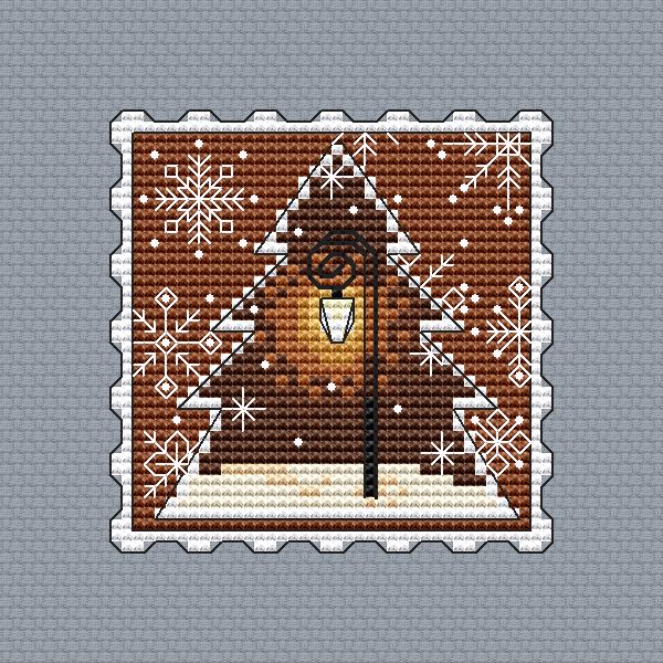 Gingerbread Lantern - PDF Cross Stitch Pattern