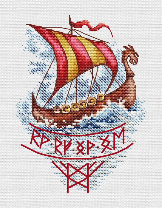 The Storm of the Seas - PDF Cross Stitch Pattern