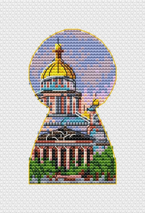 St. Isaac's Cathedral. Saint-Petersburg - PDF Cross Stitch Pattern