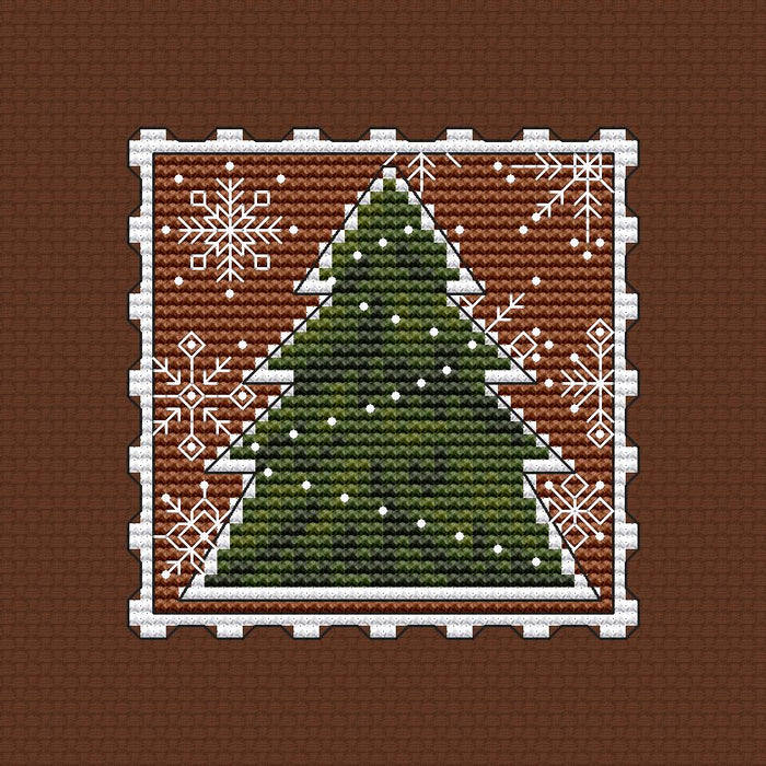 Gingerbread Tree - PDF Cross Stitch Pattern