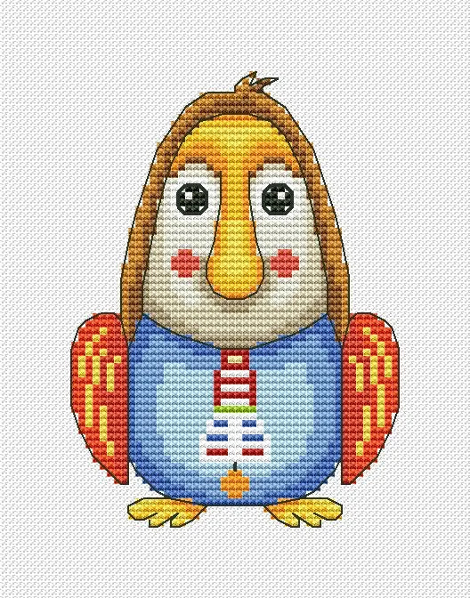 Strange Birds - PDF Cross Stitch Pattern