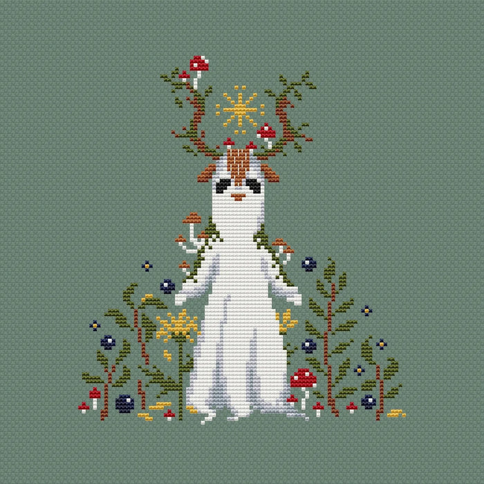 Ghost deer - PDF Cross Stitch Pattern