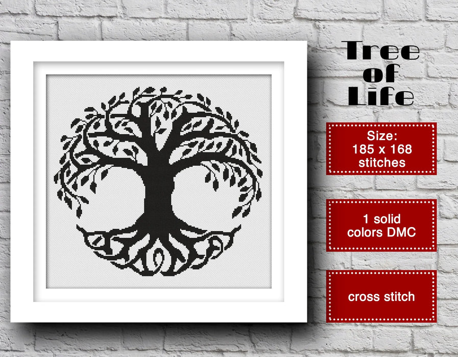 The Tree of Life - PDF Cross Stitch Pattern