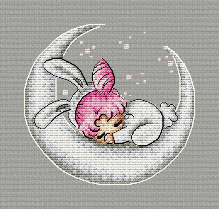 Baby rabbits. Chibiusa - PDF Cross Stitch Pattern