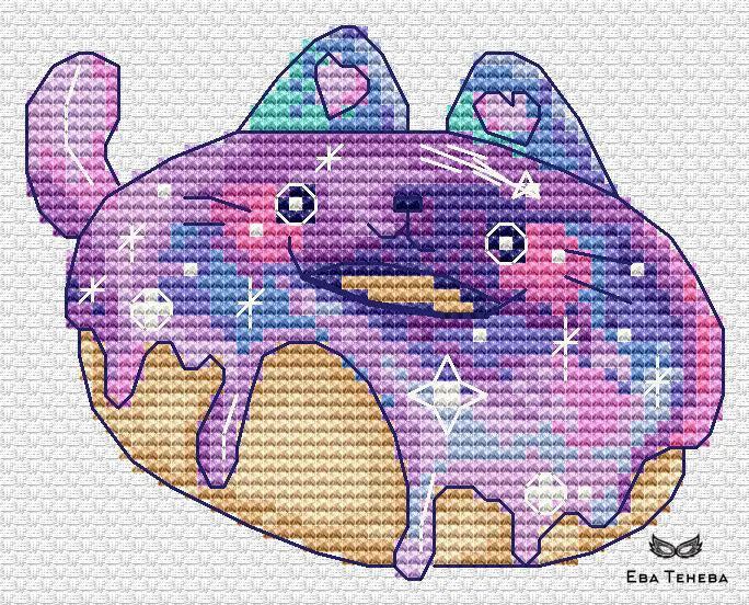 Space Sweets 2 - PDF Cross Stitch Pattern