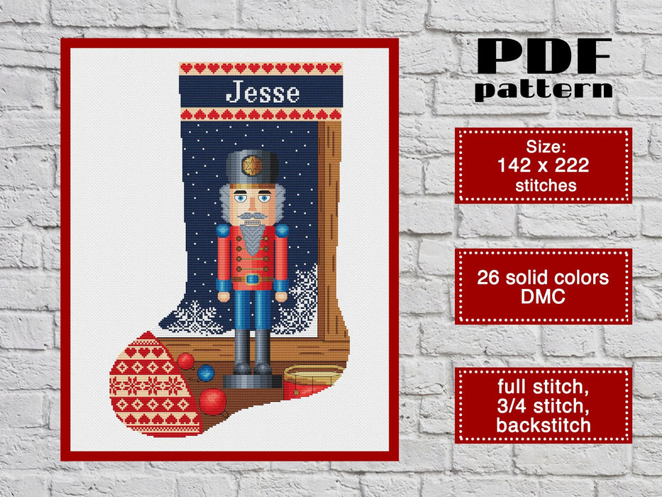 Nutcracker - PDF Cross Stitch Pattern