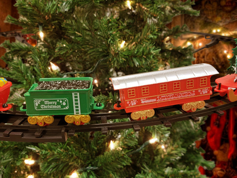 Christmas Train with Christmas Tree Stand F07M4-35-W268