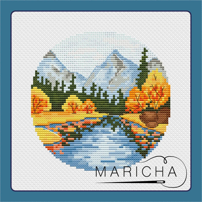 Landscape 2 - PDF Cross Stitch Pattern