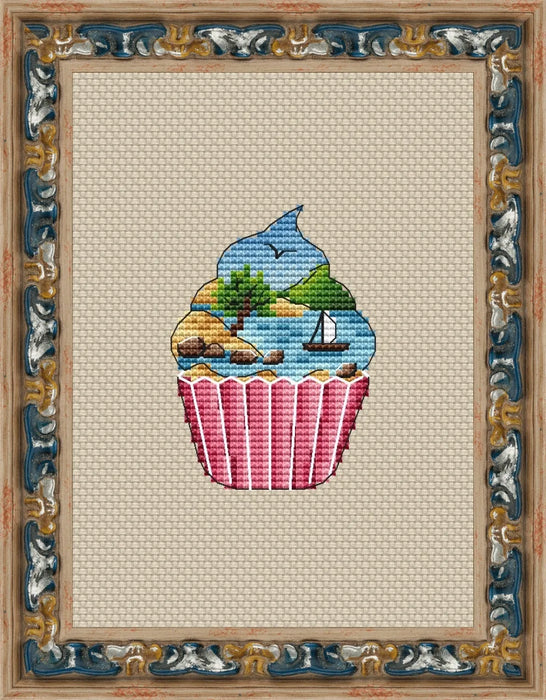 Pie. Seashore - PDF Cross Stitch Pattern