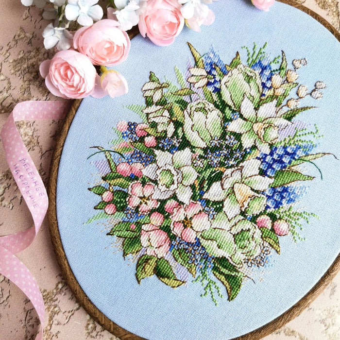 Spring composition - PDF Cross Stitch Pattern