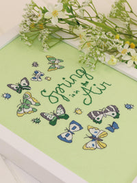 Hello Spring - Free PDF Cross Stitch Pattern - Wizardi