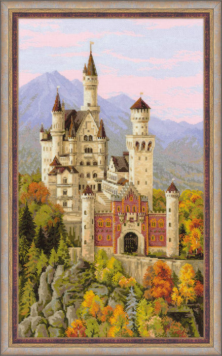 Neuschwanstein Castle R1520 Counted Cross Stitch Kit