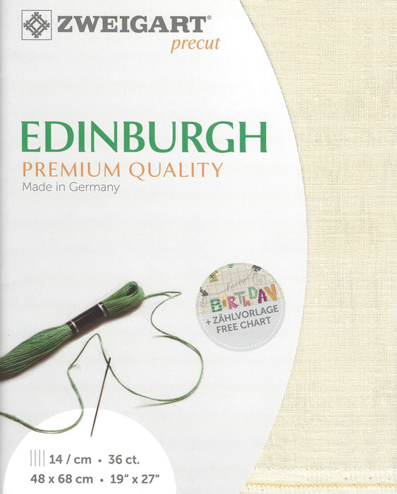 Precut Edinburgh 36 count Cream 3217/222