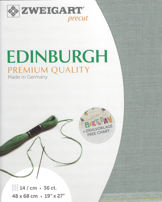 Precut Edinburgh 36 count Smoke Blue 3217/7094