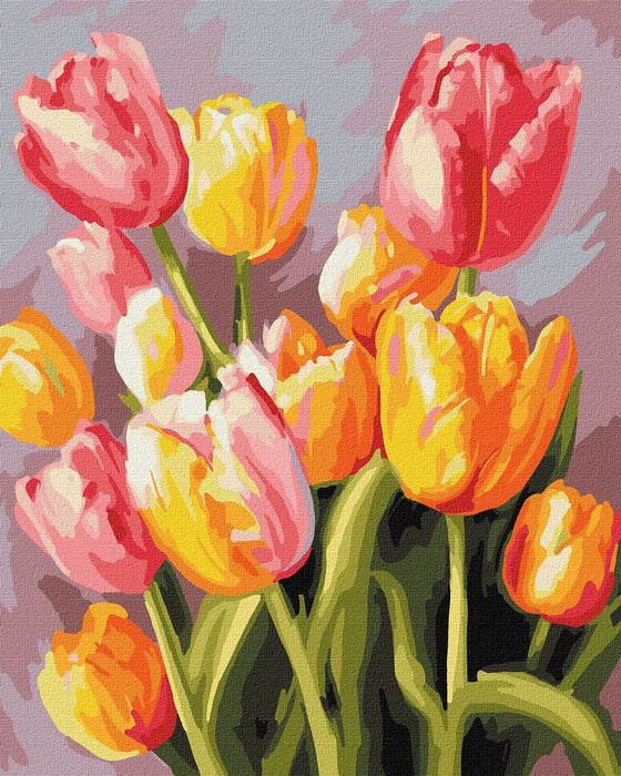 Painting by Numbers kit Spring bouquet KHO3268