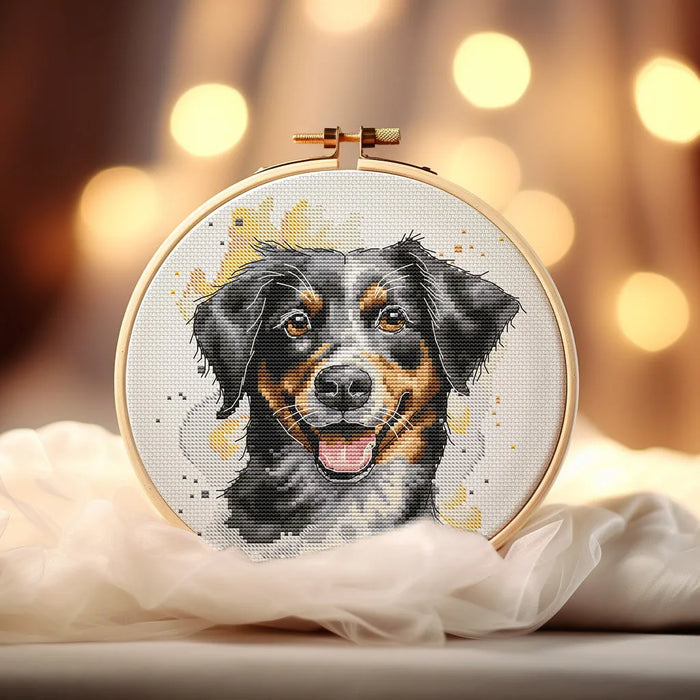 Bernese Mountain Dog - PDF Cross Stitch Pattern