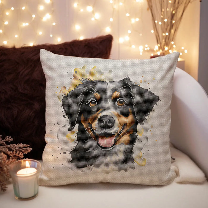 Bernese Mountain Dog - PDF Cross Stitch Pattern