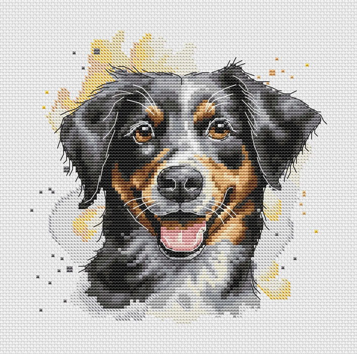 Bernese Mountain Dog - PDF Cross Stitch Pattern