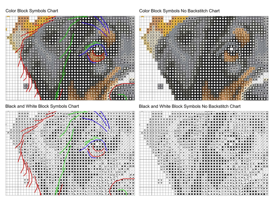 Bernese Mountain Dog - PDF Cross Stitch Pattern