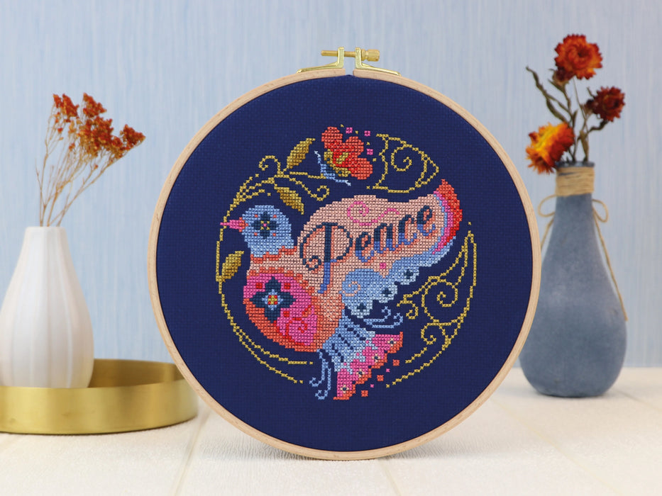 Peace - Free PDF Cross Stitch Pattern