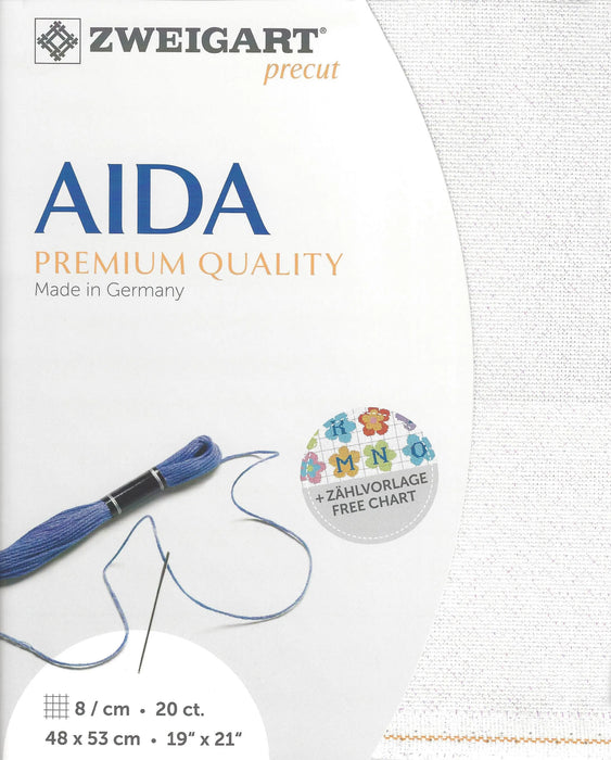 Precut Aida extra fine 20 count Snow Glitter 3326/11