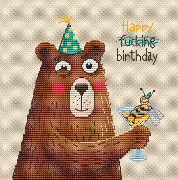 Happy Birthday - PDF Cross Stitch Pattern