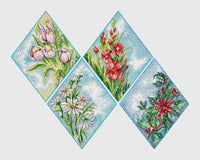 Seasons - PDF Cross Stitch Pattern