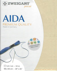 Precut Stern-Aida 14 count Dark Beige 3706/3740