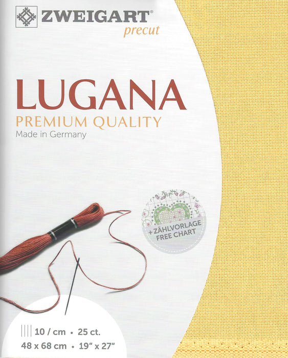 Precut Lugana 25 count Honey 3835/205