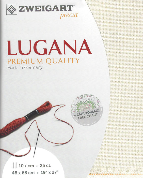 Precut Lugana 25 count Grey-Beige 3835/899