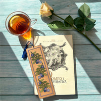 Cardboard Embroidery Kit Bookmark - Blueberry WLZ-006