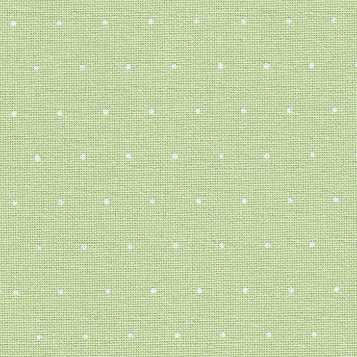 Precut Murano Mini Dots 32 count Green with White Petit Points 3984/6349