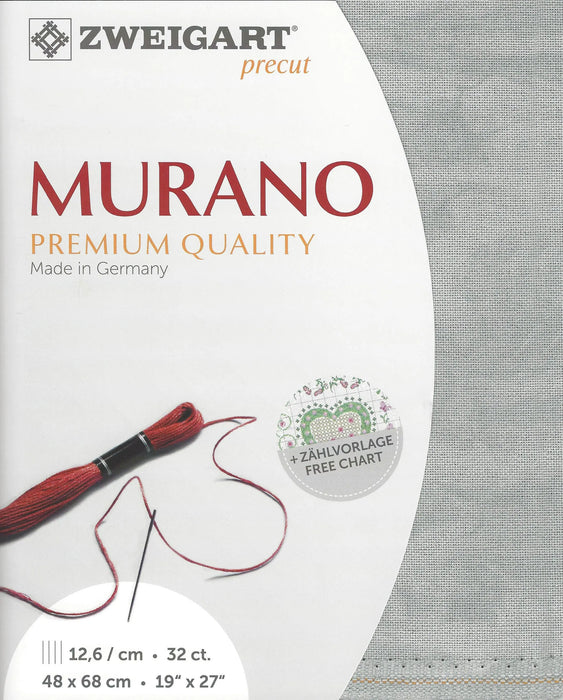 Precut Murano Vintage 32 count Vintage Gray 3984/7729