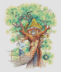 Tree house - PDF Cross Stitch Pattern
