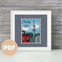 Almaty - PDF Cross Stitch Pattern