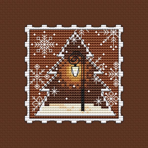 Gingerbread Lantern - PDF Cross Stitch Pattern