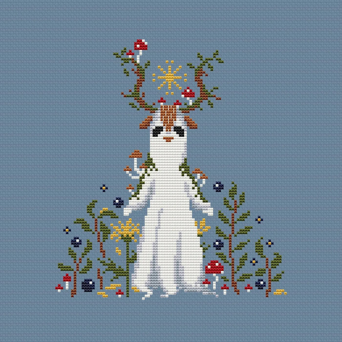 Ghost deer - PDF Cross Stitch Pattern