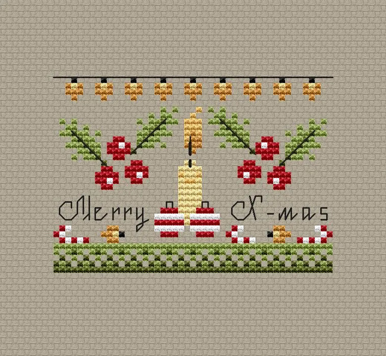 Merry X-mas - PDF Cross Stitch Pattern