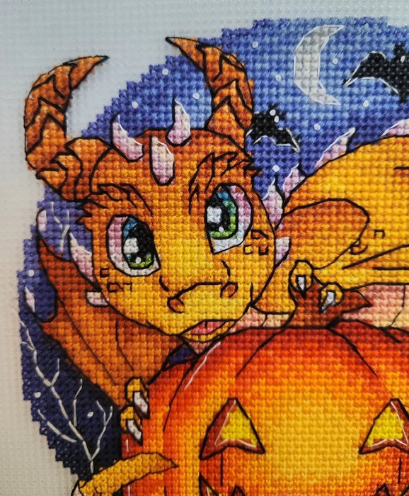 Boo! Shall we fly? - PDF Cross Stitch Pattern