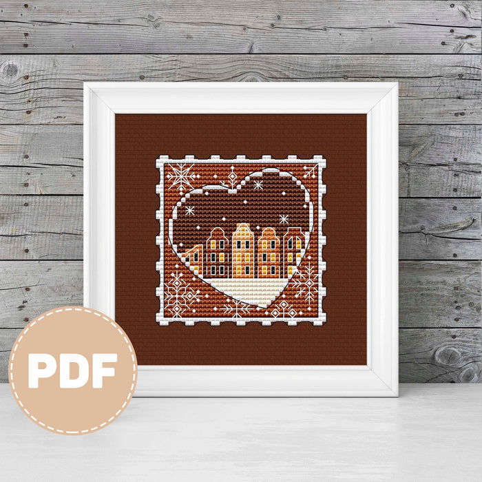 Gingerbread City - PDF Cross Stitch Pattern