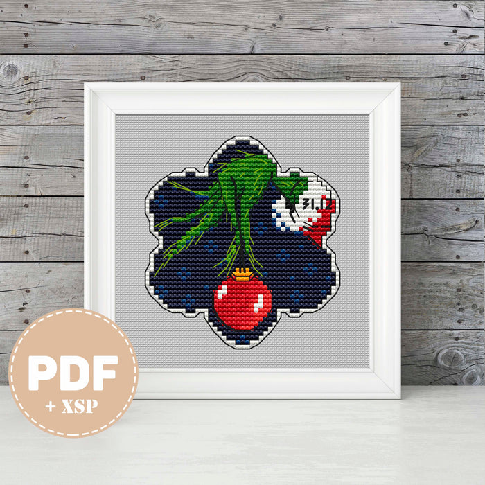 Grinch - PDF Cross Stitch Pattern